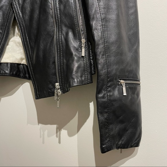 BLINK by DANIER | Leather Moto Jacket - Picture 5 of 11